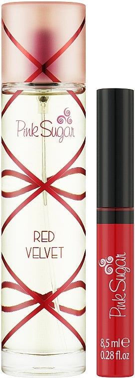 Pink Sugar Red Velvet EDT 50 W+8,5 ml Гланц за устни